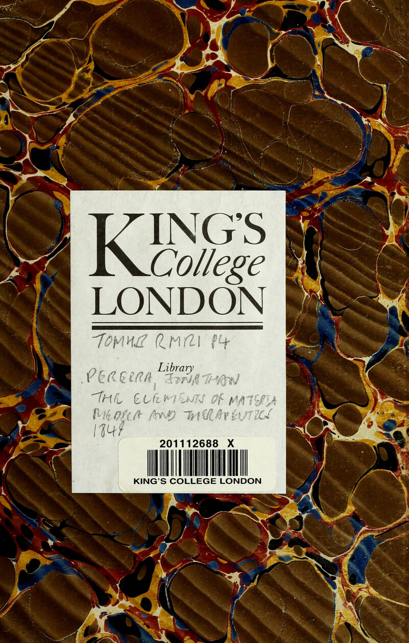 KING’S College LONDON ~7om£ (2. Mi'll ftf 'TH £. £ C'fi M f/f f/ inf 201112688 X