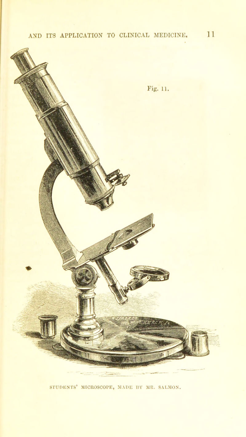 STUDENTS’ MICROSCOPE, MADE BY MR. SALMON