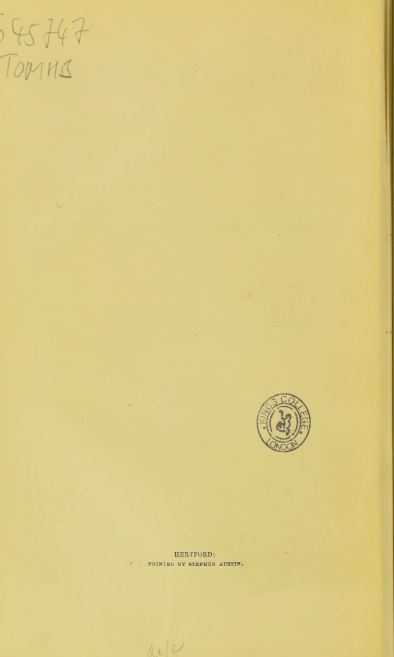 Iomha HERTFORD: PRIXTEll BY 8TKPHEX AUSTIX.