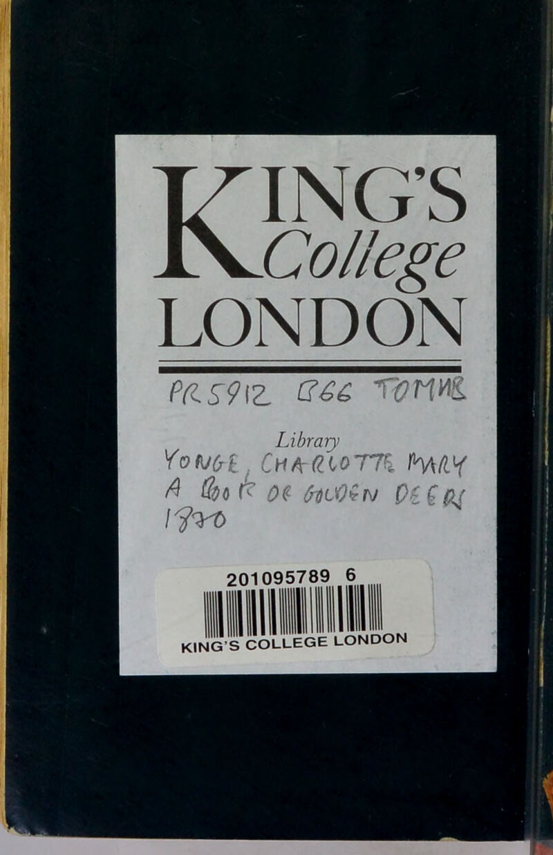 KING’S College LONDON Pfi.S9\Z <366 Te?nns