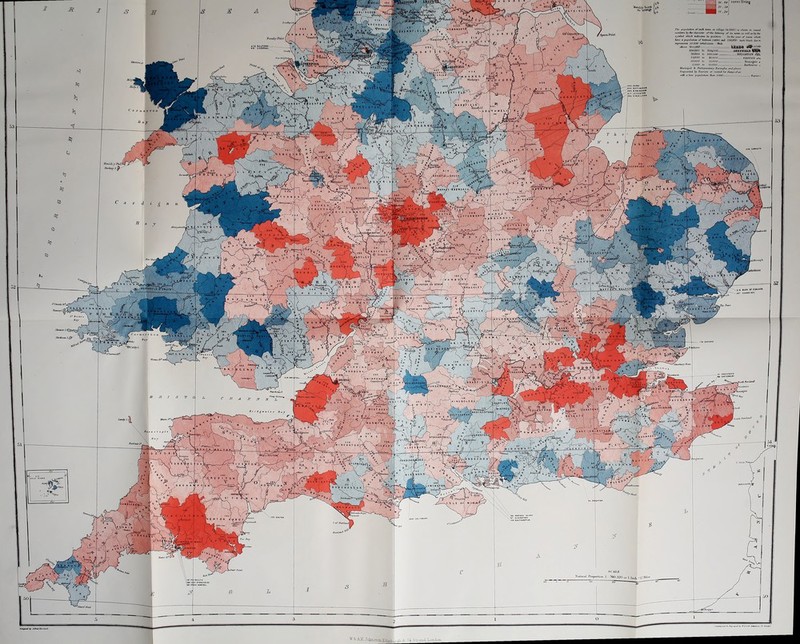 The population of'each town or village fin 18611 numbers hy the cftanrUrr of-the teUrrinn of its nai symbol wbith mAienie* its ‘poritirrn In the a Amv o population of bottom moot) tmA ZdOjbDfl repretents 10,000 iHUlibilantt ‘Hitft nhrn-e •COOXiOt) _ jfei •tooCdifd 50.000 2 6000 10.000 6,000 to 10,000 Municipal & Parliamentary Sorough*, an A place* 'Sptah, teV 3! tftt ioaijoo- 100,000 r.HETEIt , Altrincham, .» * kli - ffahr I, ■ rottirchRR »IARIACH»» iciei*Tt« liOih^f/t* * fVV I ' -■ ’ lift ln»B§h .Dacftuw^ CAMRIOCC CHIPPING NORTofcj Skukhnm Warms 11* • C«»vCSl~0 CAKIIMUn Jlbrfli foreland dARLBOROUCHj IG5TOH. .RESFOl 11 ungears* FORO'N< OfrUombeRaju 9> PORTS!A I41AR0 51 ALVCRITCMC SCALE Natural Proportioa 1 : 760.320 T&AX.JohnstonEdmWelJ- ^ ^rca-nclLondon-