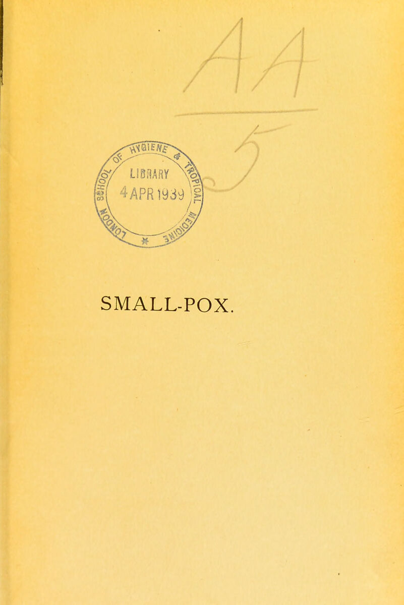 SMALL-POX.