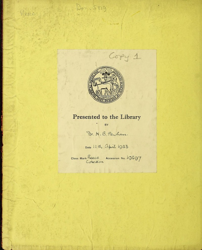 BY 5^ . H . A A^ Date Class Mark Accession No, V.vAis