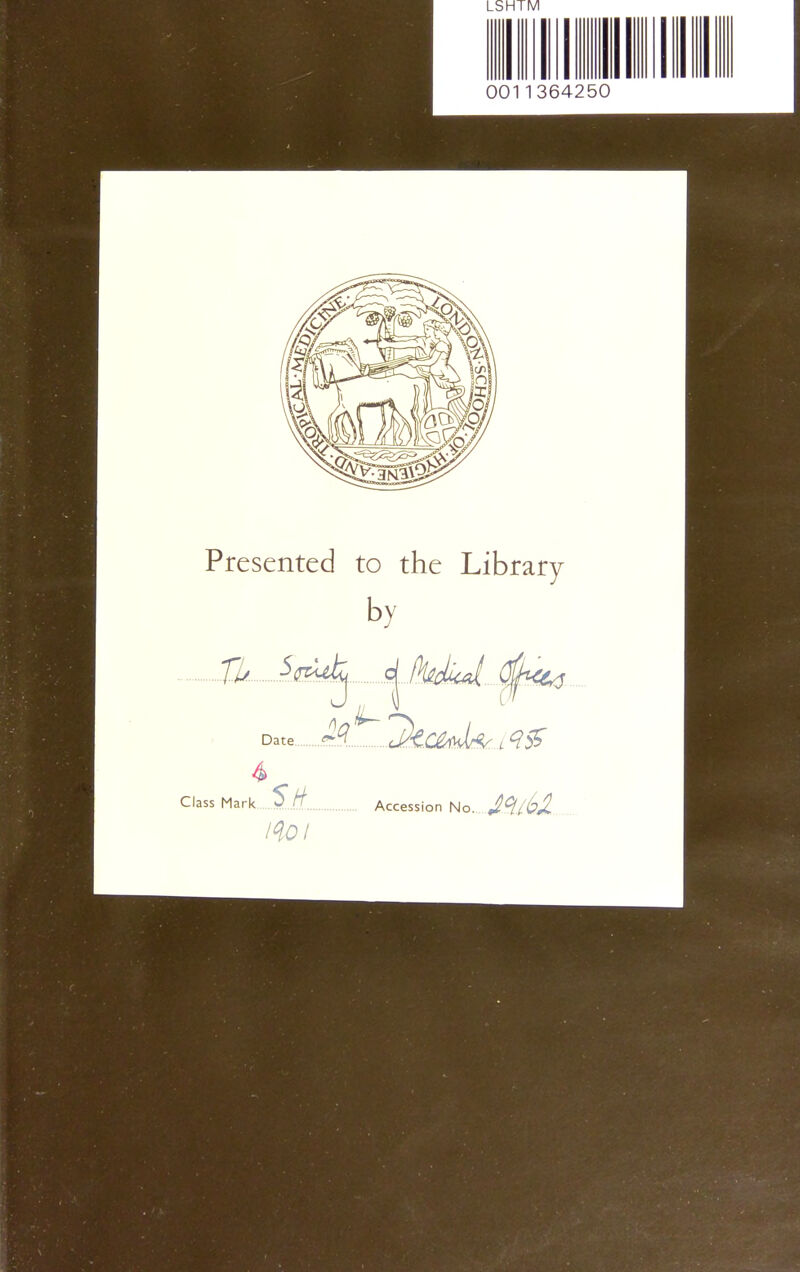 Class Mark S„tl Accession No. 1^0!