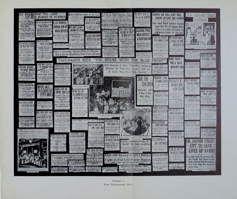 365 RULES^FOR THt CARE OFStCli BABIES IN SUMMER Them Nir»ftee»liy. Ss)» Ctreulaf hiitd Ihe Baari «l Htalttv I NOISE OF THE STREET OFTEN CHUSES OEkTH I Dr. 1. Mwdinifcl Tat of th* «wy Hartlships ol dren in the Tentmjail House Diilricts. . ' DU: IJ lOOSE HlLS SHOPS 1 Viici TwilMi <m4ii( I* u limticaUci •( IR 9,127 BABIES CARED FOR AT MILK DEPOTS! teller Children Hope of the tiaa if ?7P5e/;lDeD0t8_pDeiil™^ iBoon to Infants of tfie Pooi OPMINC or HIIK STAtiON AT SEWARD P^RK ■»'SlJt»Shi;wble3Llj KEEPING THE WELL BABY WELL DURING AN EAST SIDE SUMIHERI Public School Medical Inspeclors' Campaip Agalnsl InfanI llfir'jiily Slatislits-Hoiis*- •House Ca'e of Babies ani! Sclenlilic Lil- lle-MolherhooJ-Figbling Ibe Fiflj-a-Day. HBP [o, Sav© iU<£^ , ^^^^ \fmo Tfi(>u<><^<> O')'* Are Under the Caral DR. JACOBI URGES CITY TO SAVE LIVES OF BABIESI Vencrdhle Dean of American Me i-| cine Pleads with Board of Est - mste—MotherTelfs Evening m.i ll How Pure Milk Has Saved H?r| BaVs Life. Exhibit 1 How Newspapers Help