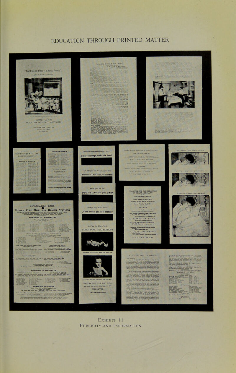 EDUCATION THROUGH PRINTED MATTER