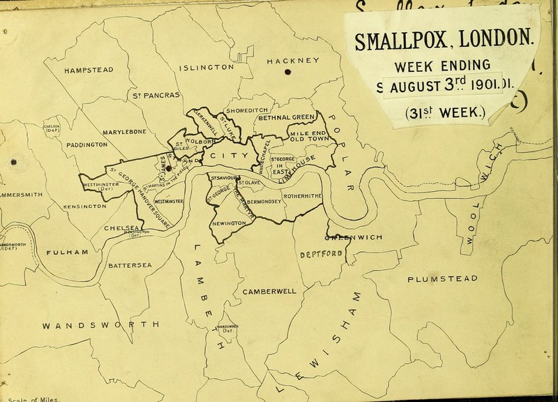 ^ - . 4 SMALLPOX, LONDON. WEEK ENDING ( £ AUGUST 3rd 1901.)l- 5 (31st WEEK. nf Miles.