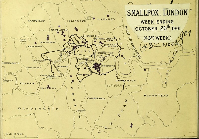 HAMPSTEAD HACKNEY i;. X: ST PANCRAS^ WEEK ENDING 4 ocl-h * OCTOBER 26rn 1901. £ \MARYLEBONE PADDINGTON' ^SHOREDITCH /BETHNAL GREEN/^ ^ I LE END> O 'OLD TOWf (43rd WEEK.) 'M >0 r Uy. IT' hi HAMMERSMITH A \WESTMINSTER ~ gfrwnSsV .KENSINGTON ■ (WESTMINSTER/ R.G4-.. A ROTHERHITHE TO C h ELSEAJ rNEWItgfTC G R'e&N W I C H FULHAM rl& OE.PTPORO BAT1W5EA PLUMSTEAD 03 CAMBERWELL W A N D S W ) ^ A / T ) ] R T H V . .WAND5W0RIH > -^1 Del-. / ^ ( xx A -X V ^ ^ ^ \ C \ / \