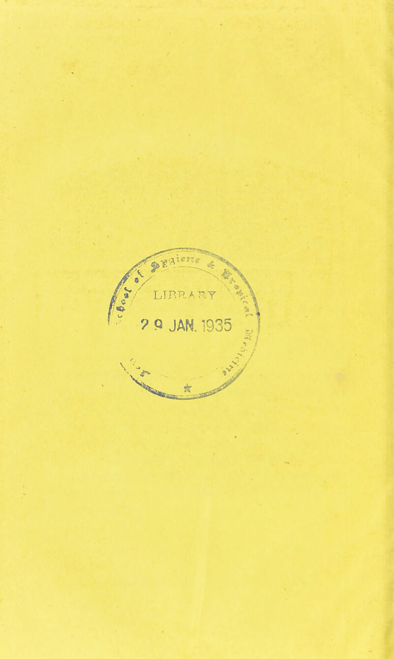 LIBRA R.Y ? Q JAN. 1935