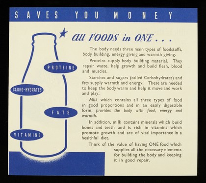 Build your food budget round milk / Midland Counties Dairy Ltd.