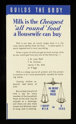 Build your food budget round milk / Midland Counties Dairy Ltd.
