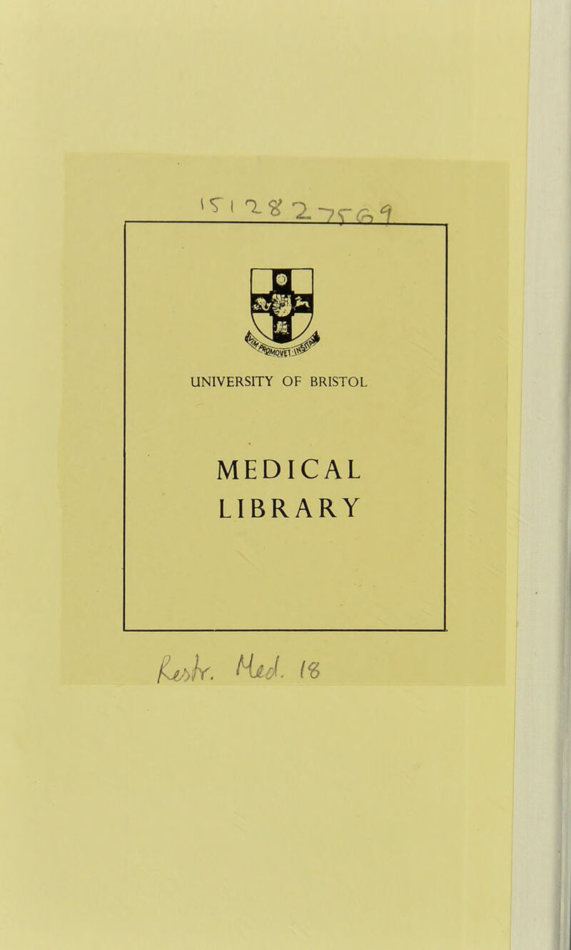 MEDICAL LIBRARY Uk. AW. to