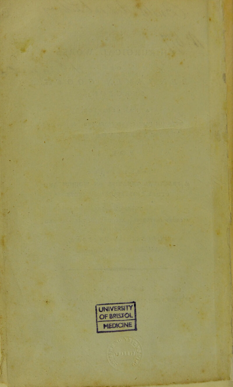 UNIVERSITY OF BRISTOlJ