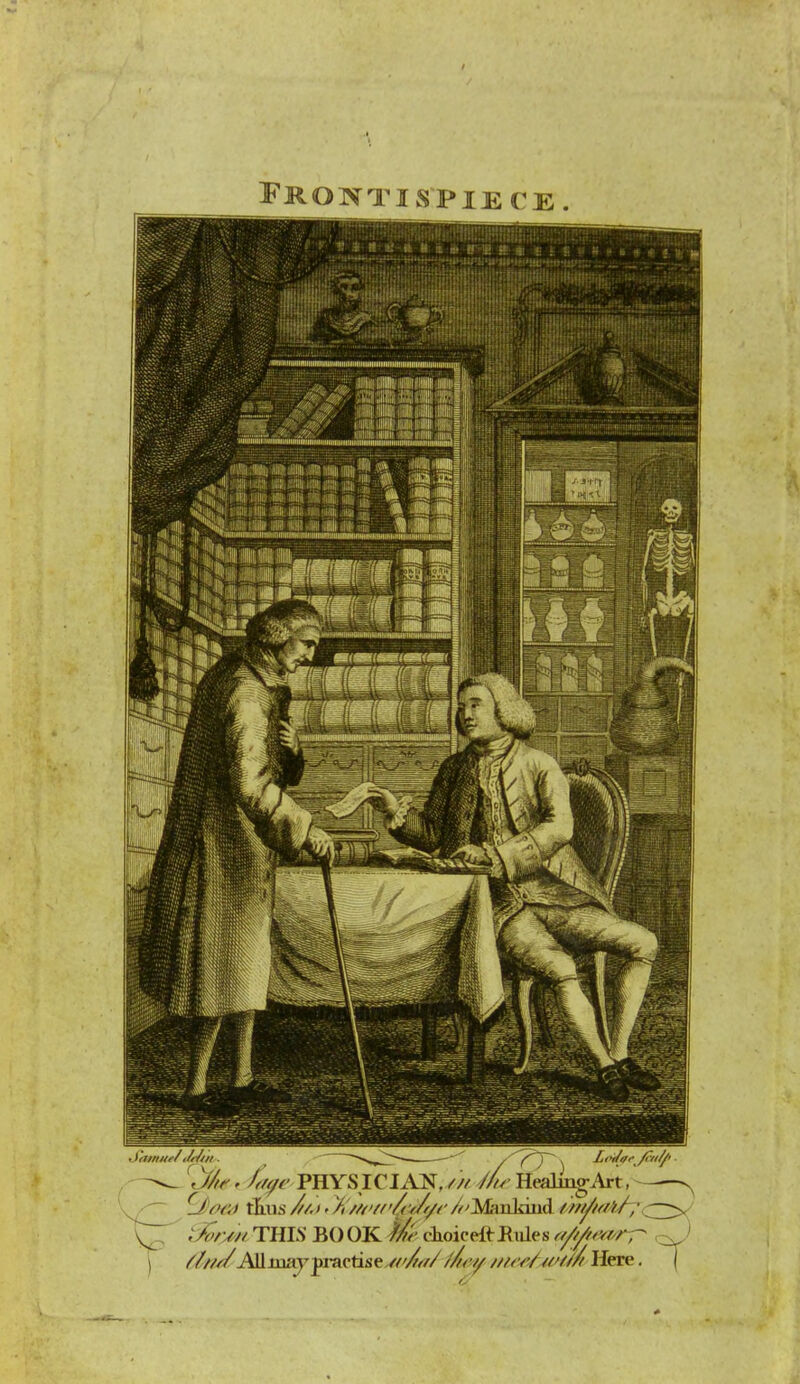Frontispiece. 9 i « %r. faae PHYSICIAN. /// /// HealingArt, , zioc.i rlius //.///c/r/c/f/cA'Mmkiiid tm/tft)/,■ _~> i /■/>/■/// THIS BO OK // ////// AlliiiKypractisey^'//// //^-y /aw/ //■-/// Here. (