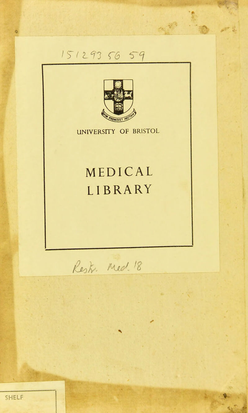 19/ tf^l rCo 5^^ MEDICAL LIBRARY