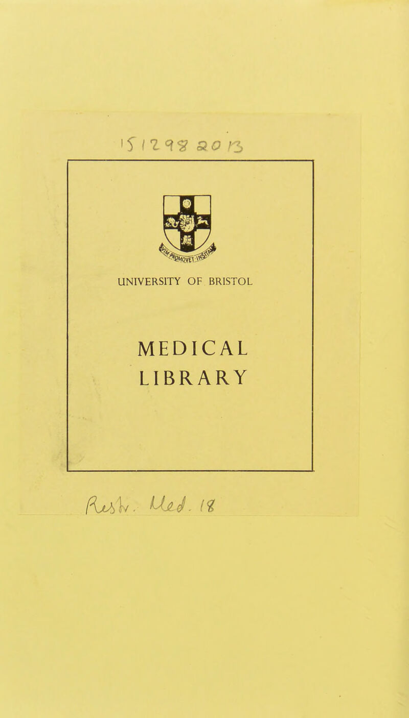 <S ill? so rb MEDICAL LIBRARY