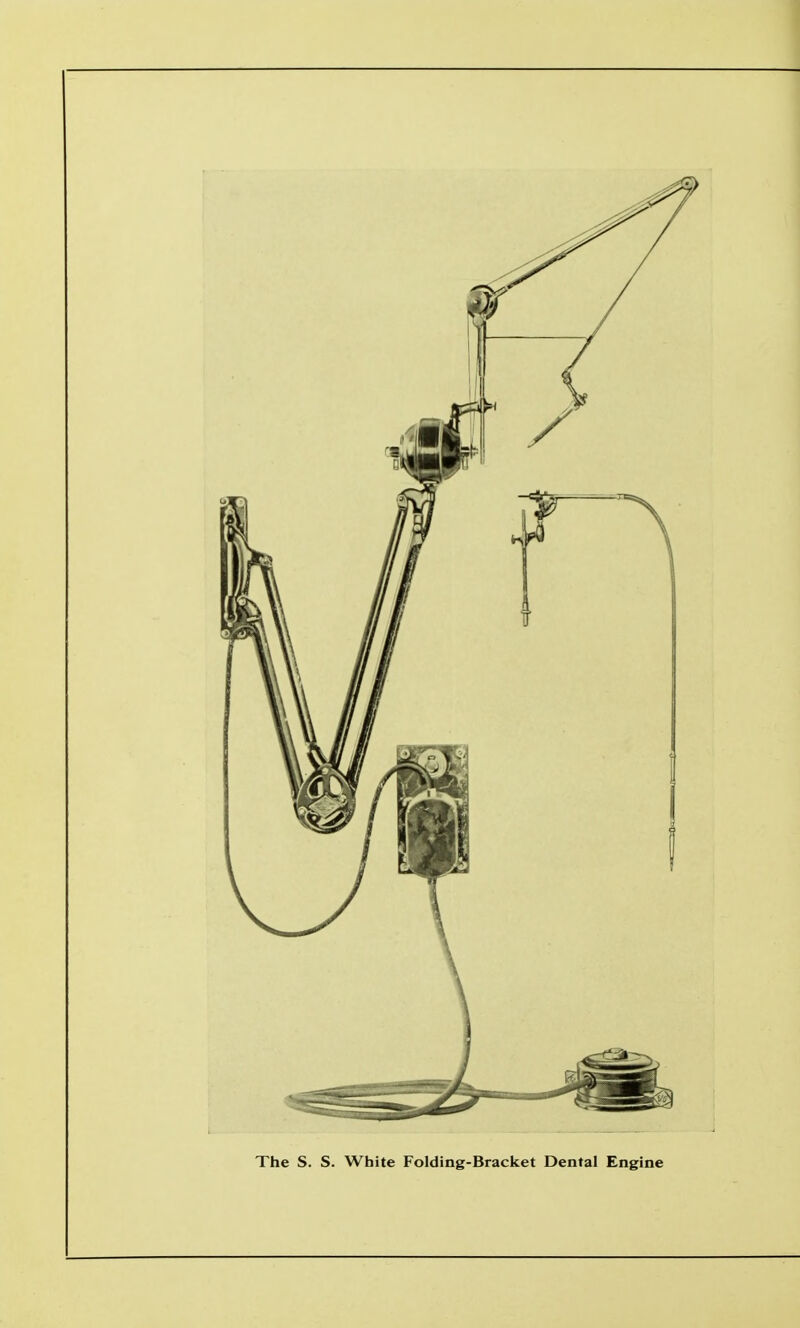 The S. S. White Folding-Bracket Dental Engine