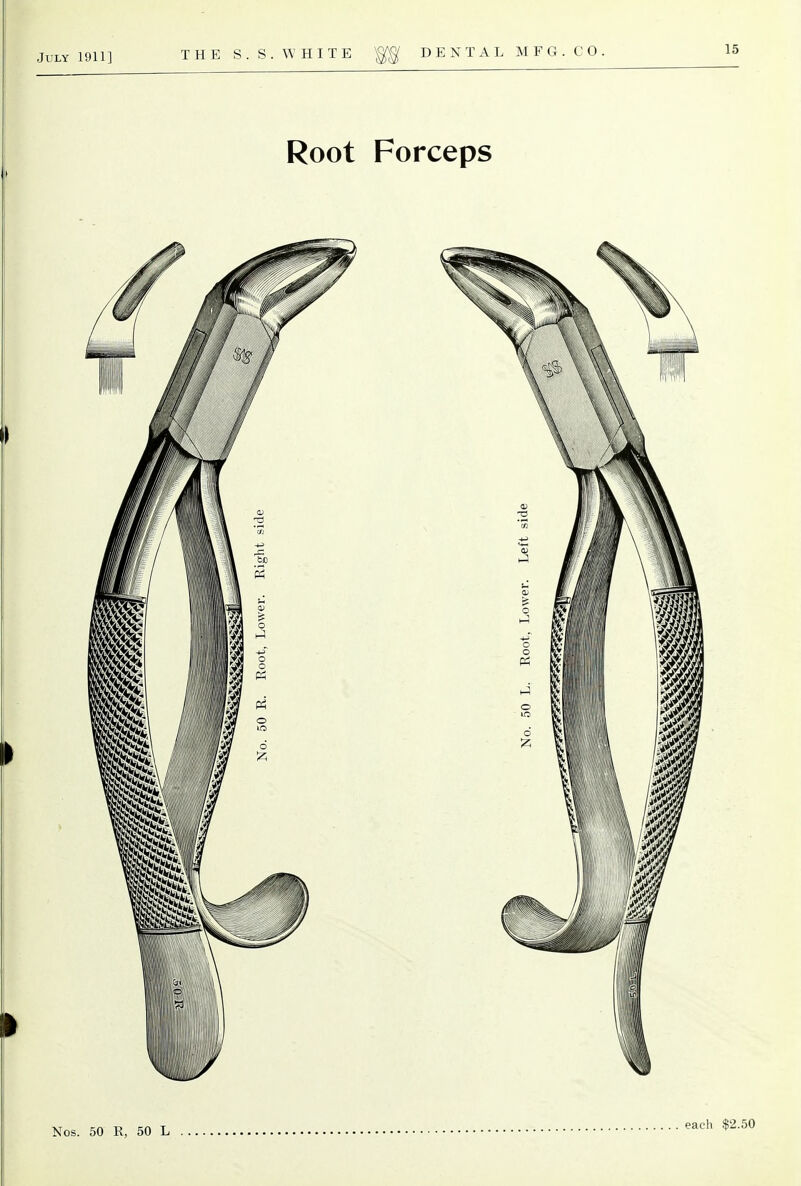 Nos. 50 R, 50 L