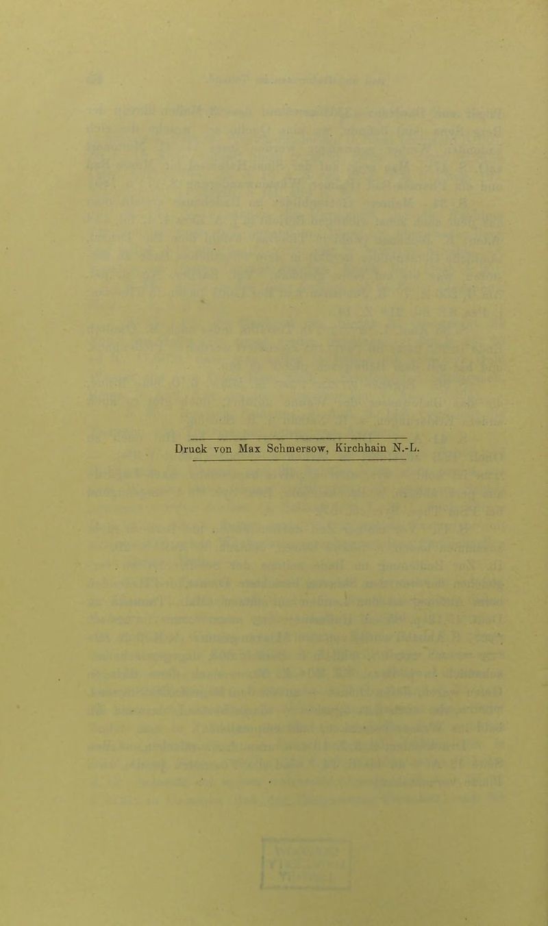 Druck von Max Schmersow, Kirchhain N.-L.