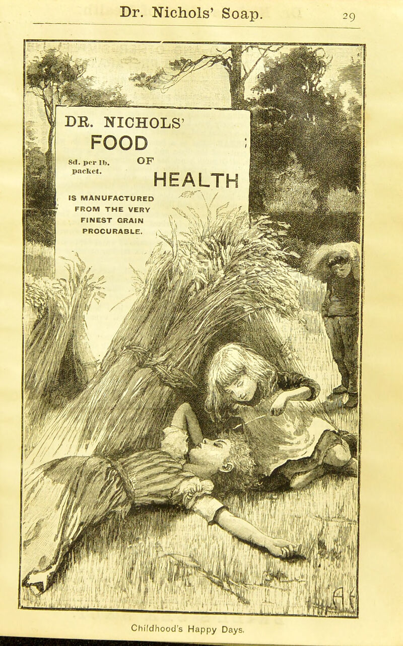 Childhood's Happy Days,