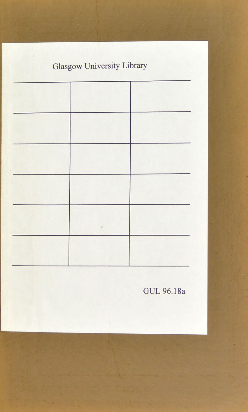 Glasgow University Library GUL 96.18a