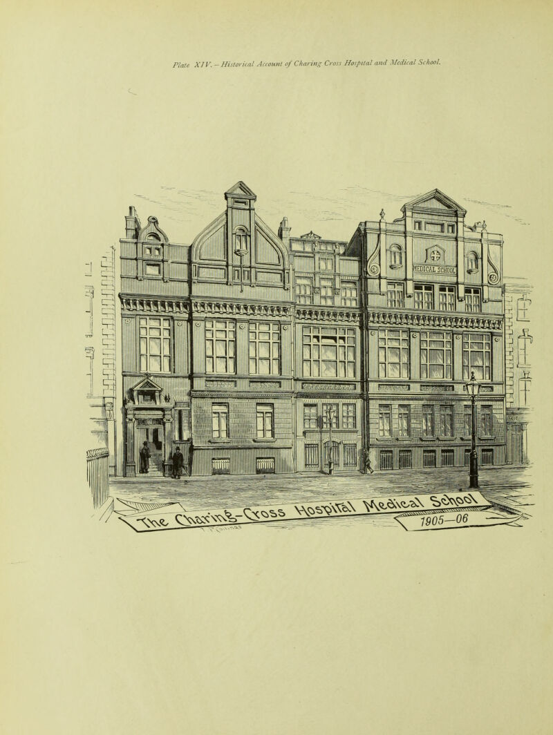 Plate XIV. - Historical Account of Charing Cross Hospital and Medical School. -