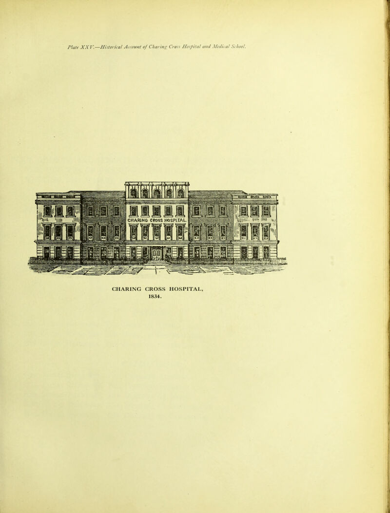 CHARING CROSS HOSPITAL, 1834.