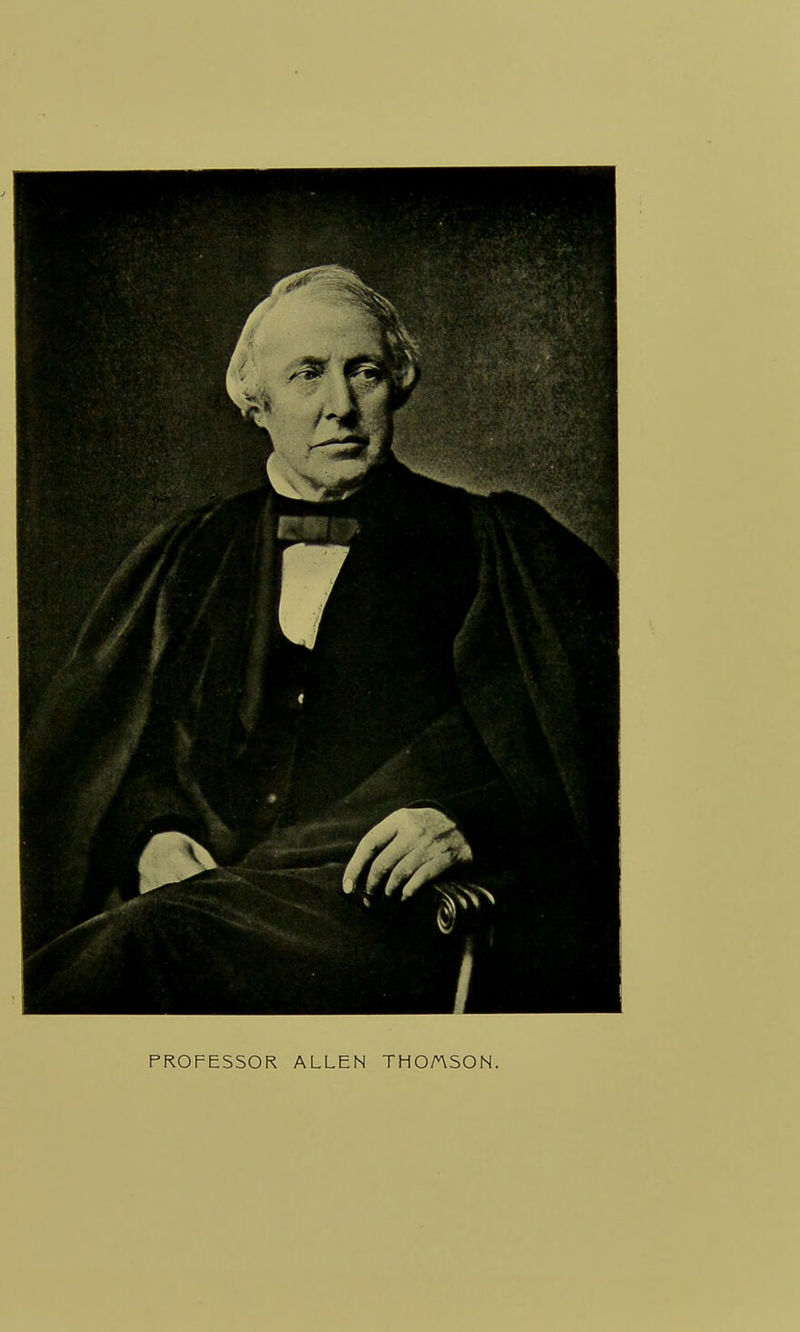 PROFESSOR ALLEN THO/^SON.
