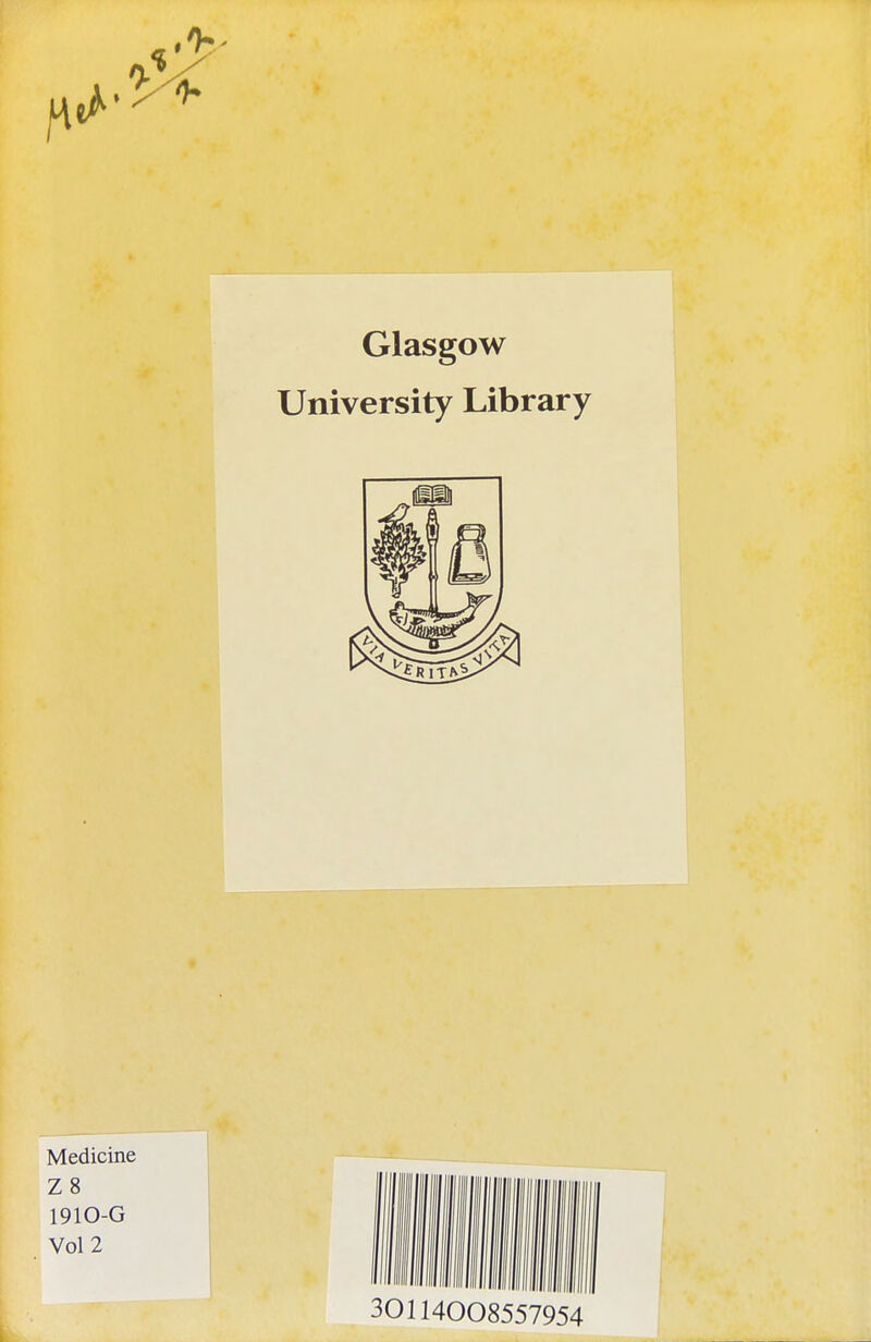 Glasgow University Library 301140 08557954