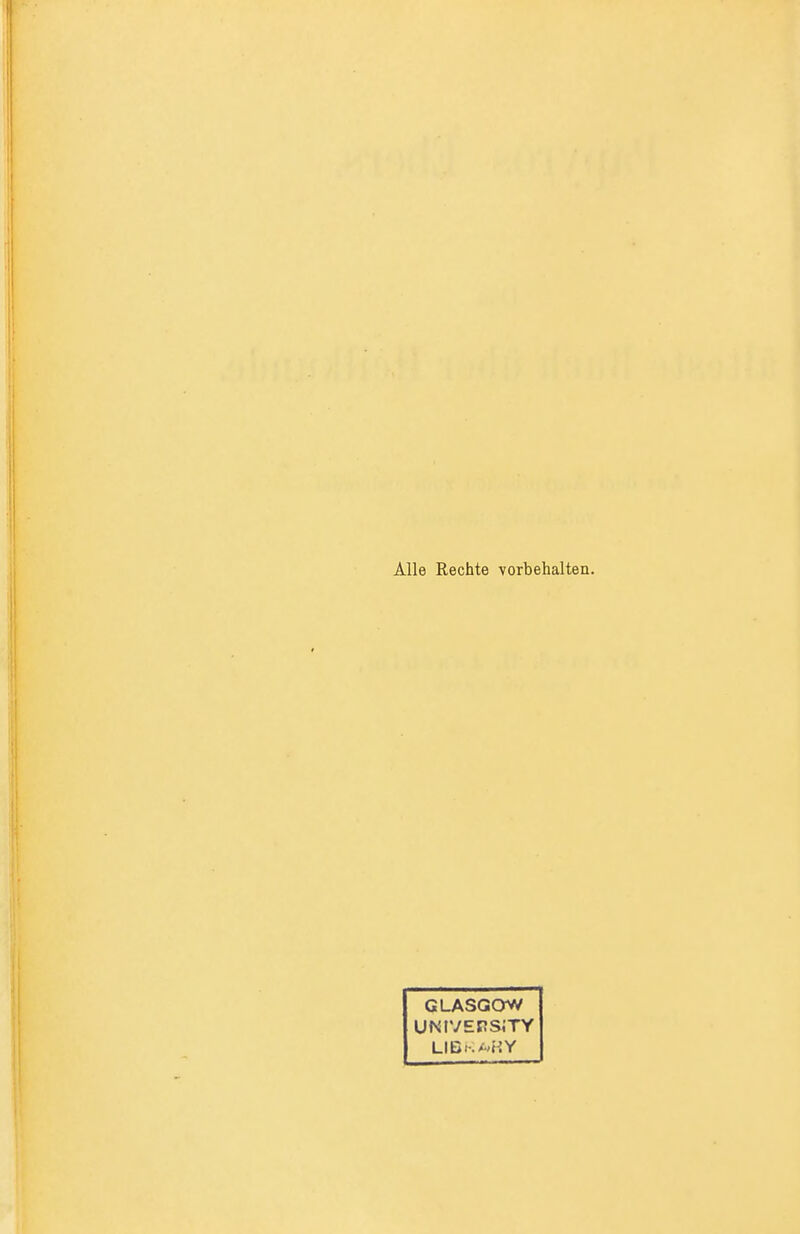 Alle Rechte vorbehalten. GLASGOV/ UNP/ERSiTY