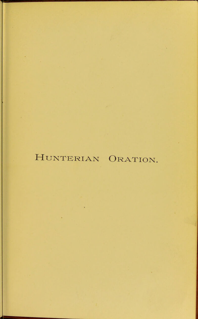 HuNTKRiAN Oration.