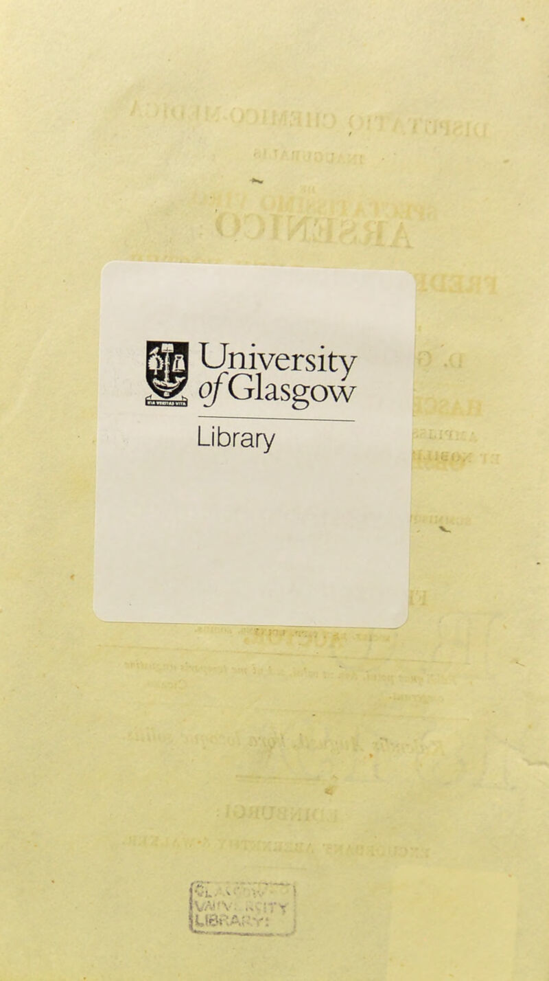 University ofGlasgow Library