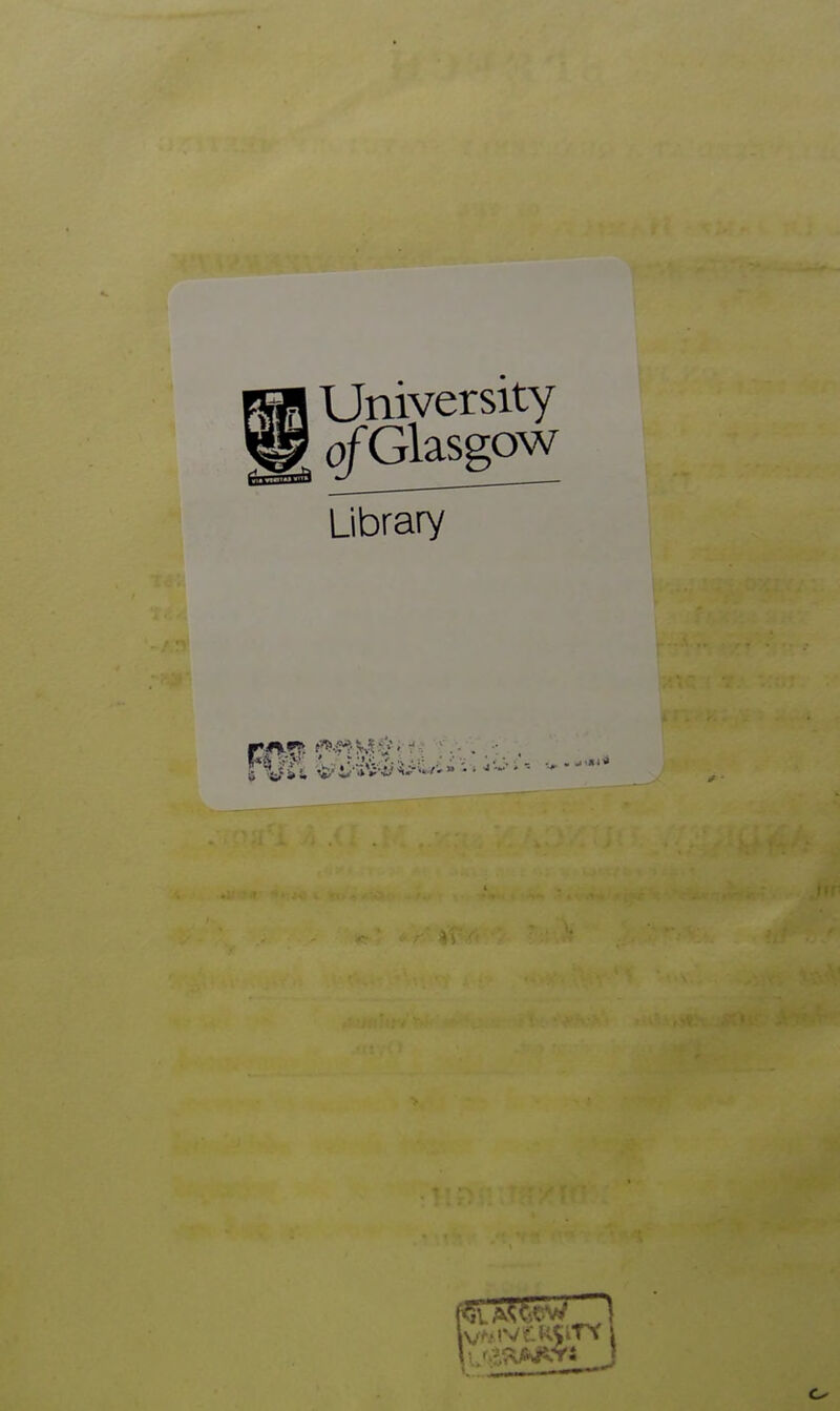 m University is of Glasgow Library