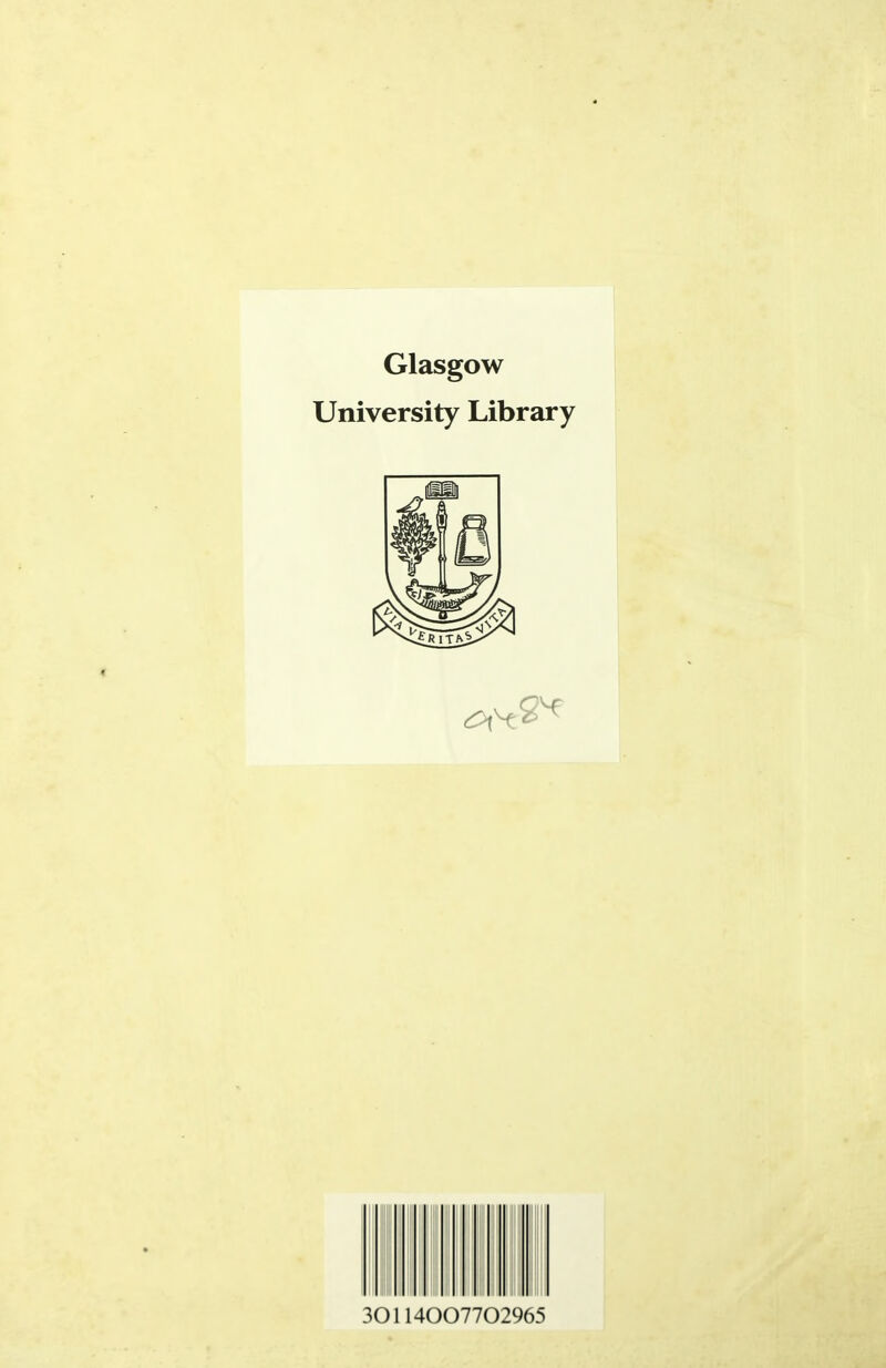 Glasgow University Library 30114007702965