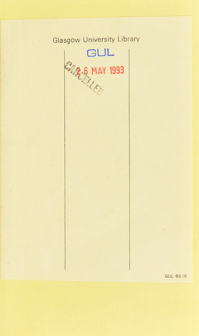 Glasgow University Library GUL