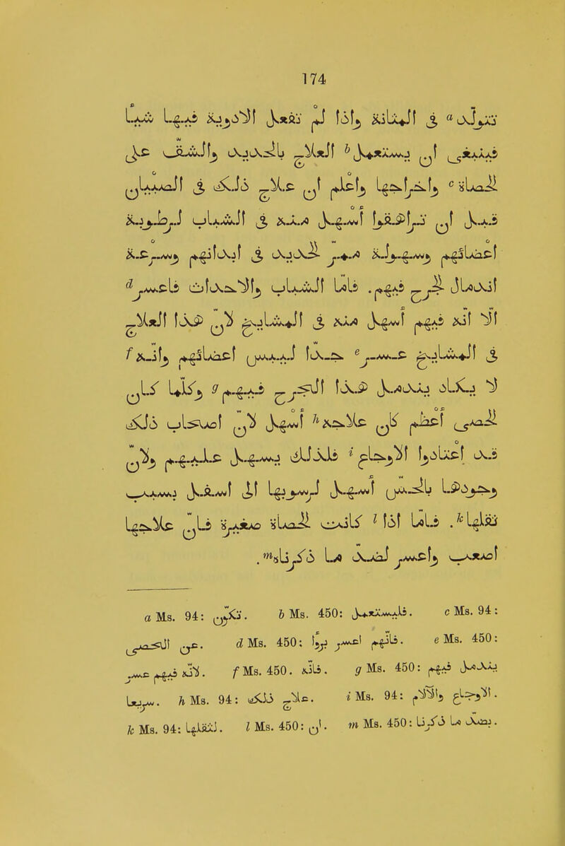c o w^j^-^j js.«.*wf J,f L^j-^j-J J^-g-w-i (j^-^lj [.§>dyi.^ L^c^^ «^A5tAfi slAoii ^iL5' ^ I6f UL.5 . ^ L^iai oMs. 94: & Ms. 450: J^xXm^U. c Ms. 94: ^^n^Si ^c. dUs. 450: (J^ ^m^*^' (^^'Lj. e Ms. 450: .^:,^»Si. Ms. 450. JLs. ^Ms. 450: U,^. ;^M8. 94: ^ ^'Ms. 94: • A; Ms. 94: L^aii. ^ Ms. 450: . Ms. 450: U/3 U .