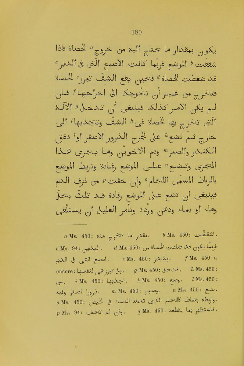 '^^-joJf J, ^J^^ |£.JSAo^f units' ^Abj.U ^ vc>.2ilw sLA^iil OiAil ^jjj ^sLAail c^-LstAb Jjj ^>bj.lf -biJ-j^, s^Ls^ ^Ab^U (^-i-S^ '*^_Aa_j^ (^:S^f a Ms. 450: d-U U ^J^aj. & Ms. 450: ,;>Ji.a^l. c Ms. 94: d Ms. 450: sL*ai) ci^Ua lXs Ujy jjAii ^5 ^<.aoL eMs. 450: ^^X-iLj. fMs. 450 a encore: \^^ixi d-i • SI Mb. 450: J-s-ols. Ms. 450: iMB. 450: L^A>!. Ms. 450: ^5- ^ Ms. 450 : i,.i5 ^a.;^! 1^5^. JnMs. 450: « Ms. 450: oMs. 450: j, ^U>JI l?^^^ ^^^^ pMs. 94: (vJ ej'v ?Ms. 450: Uo^^-Ls-