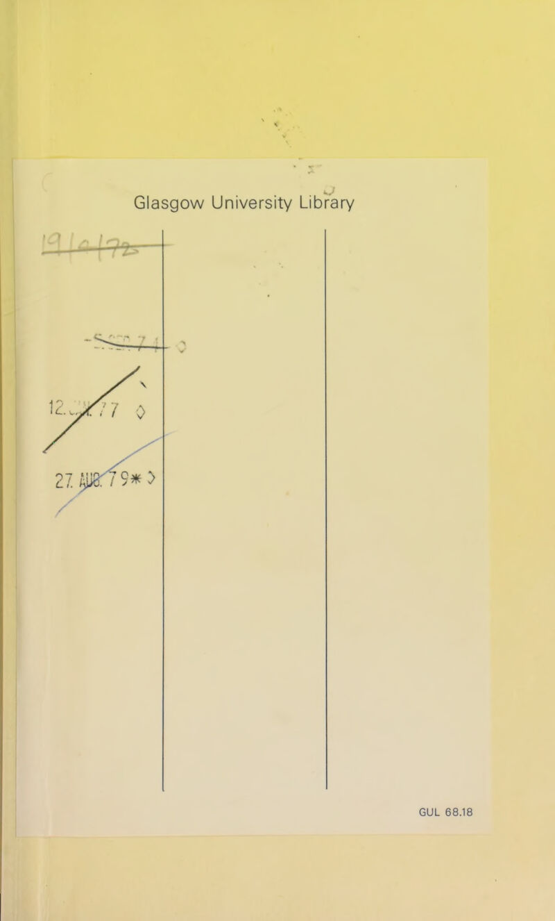 Glasgow University Library GUL 68.18