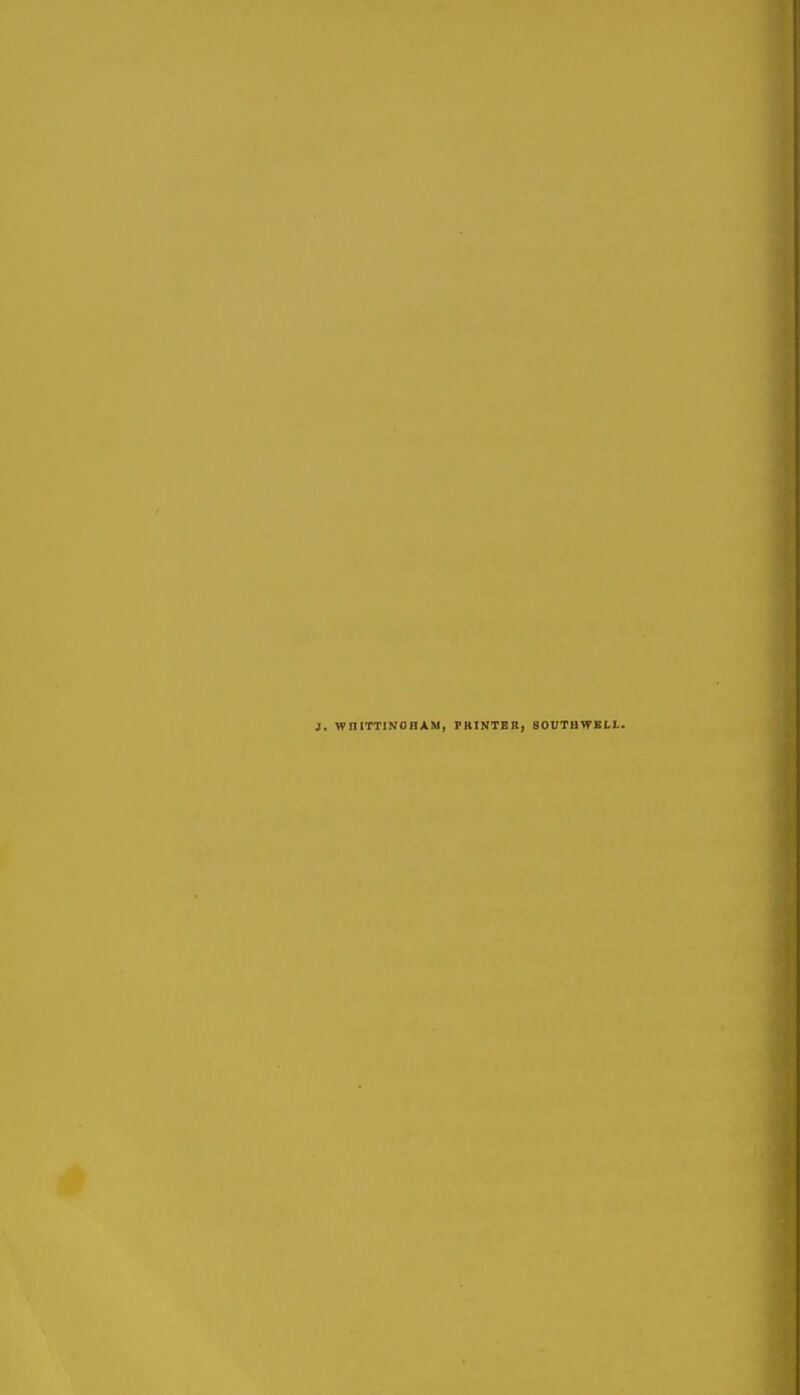WniTTINOHAM, PRINTER, SOUTBWBtl.