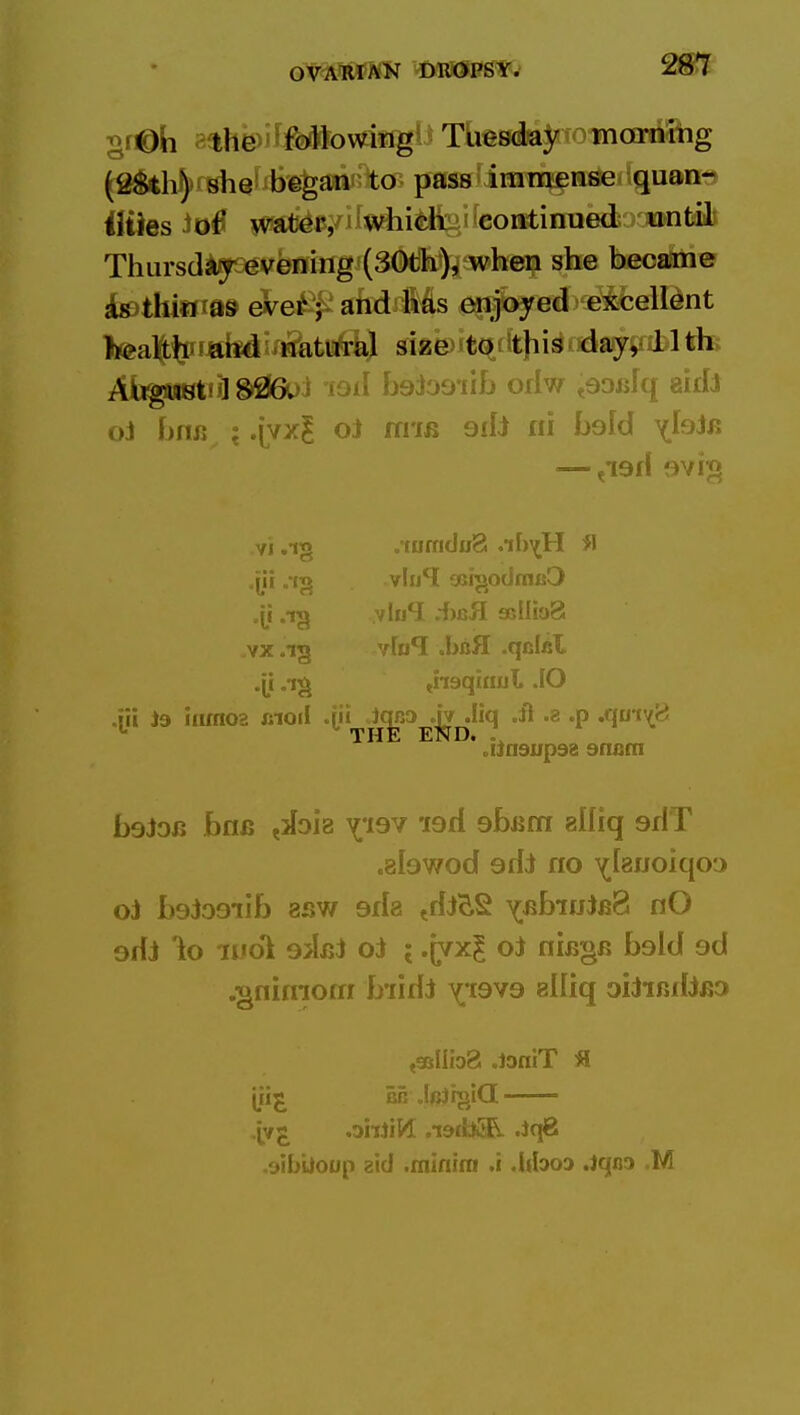 O'^ARIAN DRdP&*.' (2^h5>r«h@ffBifeainJ^^o pass immew^Hgnan^ iliies io^ 5<sjrt^»,vi{«diiiti§ifeontinued50^taib Thiu-sdiW^feBfllgf(3(Wfo^swh®m she became is)thiin99 eS^e^^ afidrMs enjoyed excellent l«ialj;^tfi«fedixifatitral size>itqtlt)iis day^Altte AhgOStiil SSteDJ iuii iJt>JjO'iib oil// ^o^JjIq aidi oJ bn« I .{yzl oi nvm sili ni bald \hifi — {led 9vij> vx .ig vfo*I .bfifl .qrJal Jii J9 iiirnoa xnoil .(,'• ^<L'^3 4^ -'^^ -^^ 'P •fP''^*^ * THE END. ?^ boioc bnfj ^sloig ^isv lori sbBm alliq sHT .glowod sdi no y;[8uoiqo'j oJ boiosiib asw sda trfil&S ^fibiuJaS nO orfi lo luol sjlisi oi j .^x^ oJ niB^B bsld sd .gnimom b-iidi y^isvs alliq oijiBiIiBO ,»IIio8 .loniT iJ .oibUoup zid .minint .i AAooo .Jqno .M