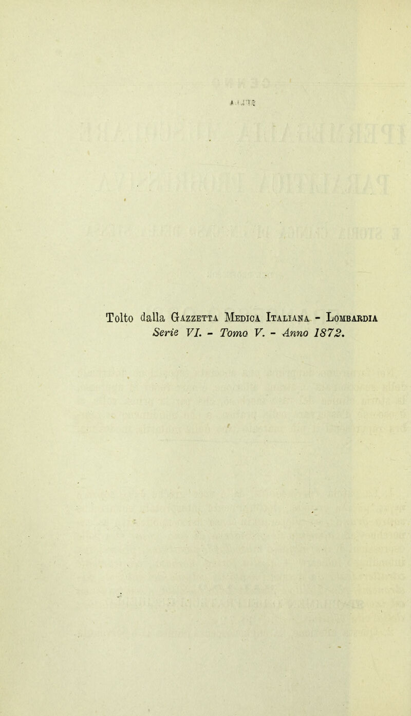 Tolto dalla Gazzetta Medica Italiana - Lombardia