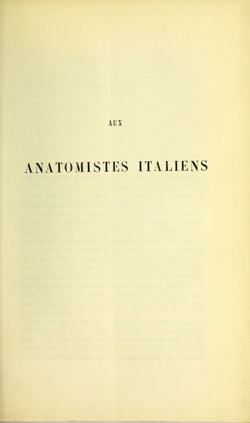 ADX ANATOMISTES ITALIENS