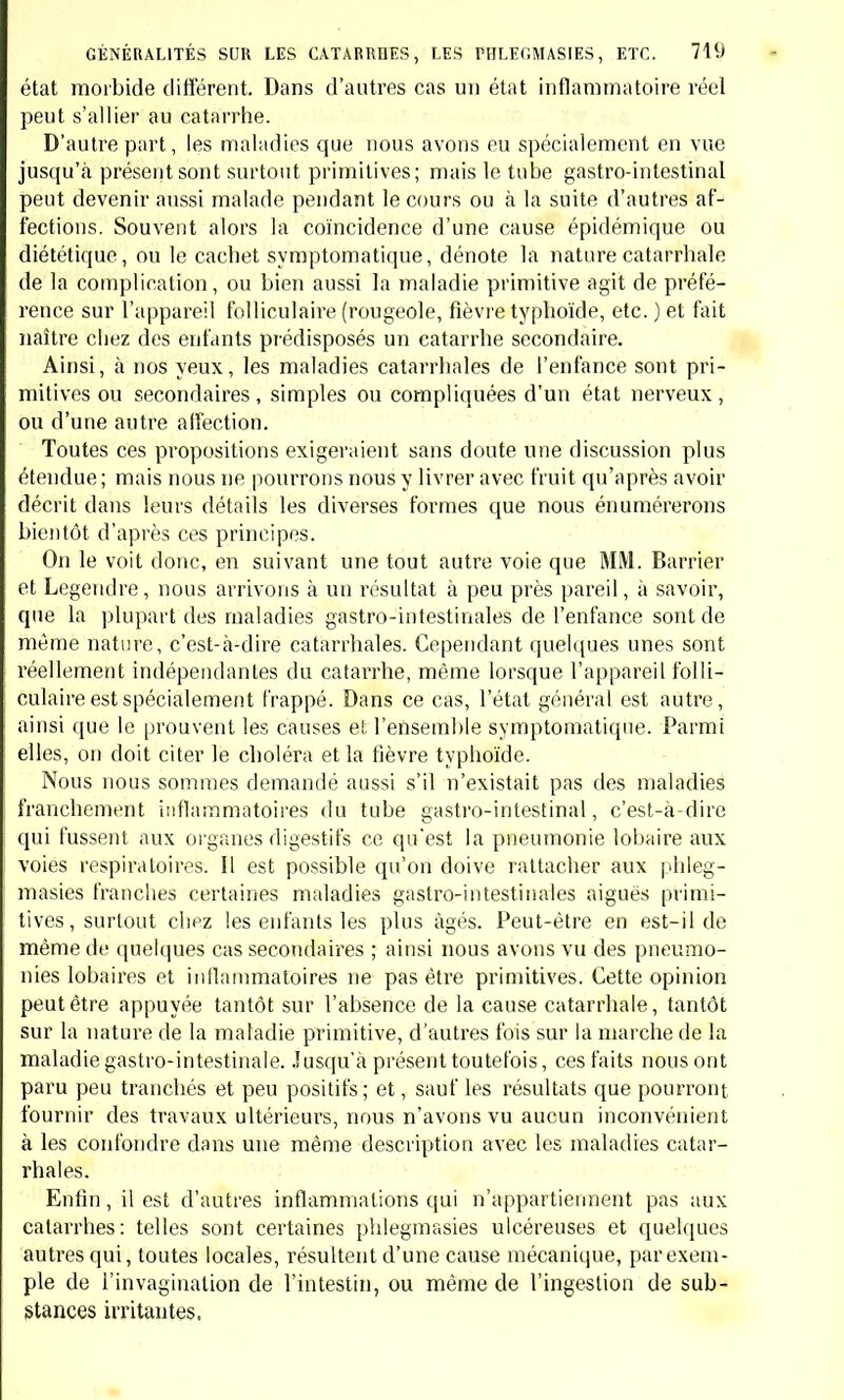 Chap. VII. Scléième 106 Ciiap. VIII. Rhumatisme articulaire M4 Art. I. Symplômes il4 Art. II. Marche, durée, récidives 116 y/rf. 77/. Diagnostic 116 Art. IV. Complications 121 Art. V. Pronostic 121 Art. VI. Causes „ 121 Art. VII. Traitement 122 Chap. IX. Otite s 123 Art. I. Symplômes, marche, durée, pronostic 124 Art. II. Causes 126 Art. III. Traitement 127 Ciiap. X. Inflammation des organes génitaux et urinaires 128 Art. I. Historique 129 Art. II. Symptômes, marche îoo Art. III. Diagnostic, pronostic i3i Art. IV. Causes i3i Art. V- Traitement i32 DEUXIÈME CLASSE. IJYDI10PISIES. Préliminaires i33 ENCÉPHALE i4i Ciiap. I. Hydrocéphalie en général 14 1 Ciiap. II. Hydrocéphalie aiguë l45 Art. I. Analomie pathologique i4$ Art. II. Symplômes , formes i4° Art. III. Causes l5o Art. IV. Pronostic, traitement i5i Ciiap. III. Hydrocéphalie chronique i5i Art. I. Auatomic pathologique i5i Art. II. Symplômes physiques 167 Art. III. Symptômes rationnels i5o. Art. IV. Diagnostic lfio Art. V. Complications 171 Art. VI. Pronostic 172 Art. VII. Causes l73 Art. VIII. Traitement 175 Art. IX. Historique 179 COL 180 Chap. IV. Œdème du larynx 180 Art. I. Historiq-ie 180 Art. II. Causes, lésions anatomiques 181 Art. III. Symptômes, diagnostic, traitement 182