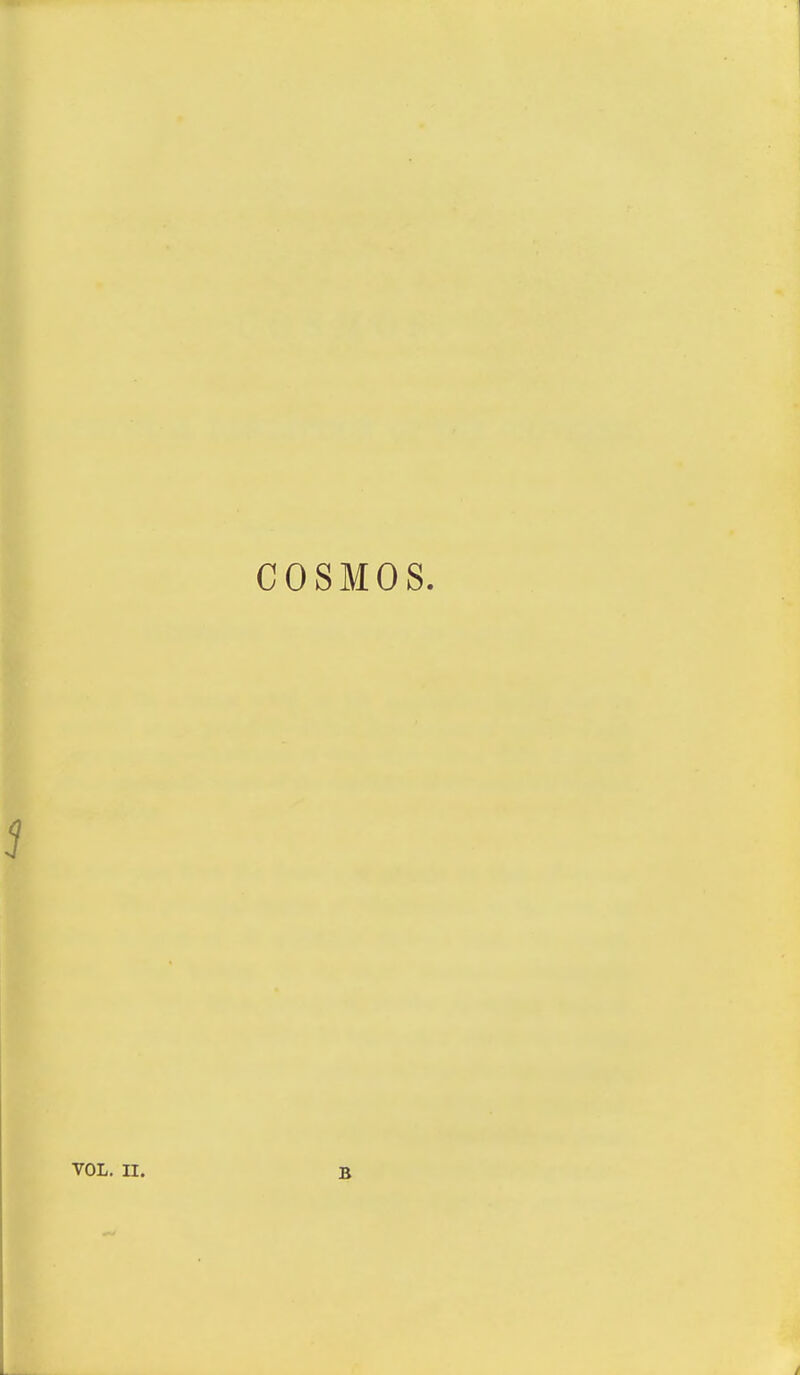 COSMOS. 3 VOL. II.