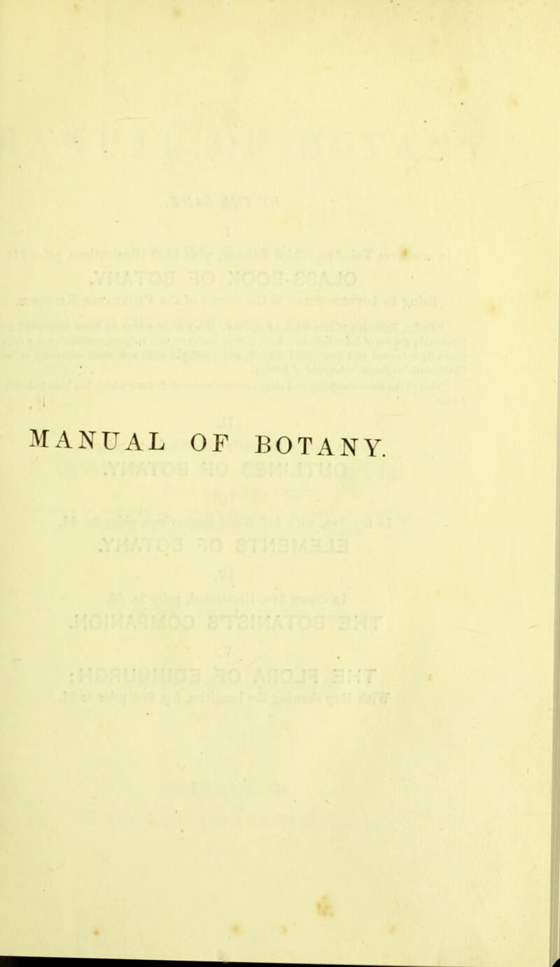 manual of botany.