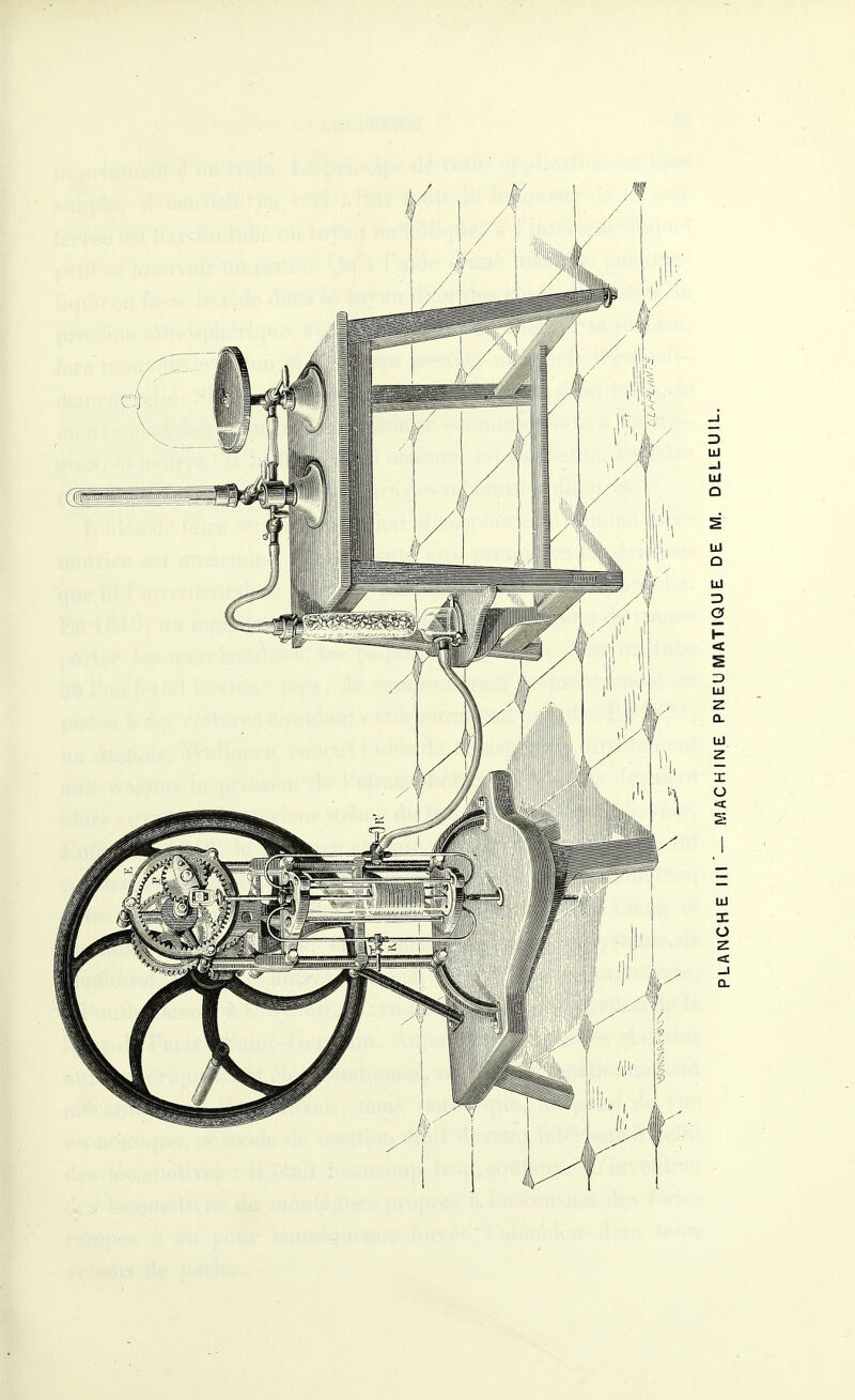 PLANCHE III'— MACHINE PNEUMATIQUE DE M. DELEU IL.