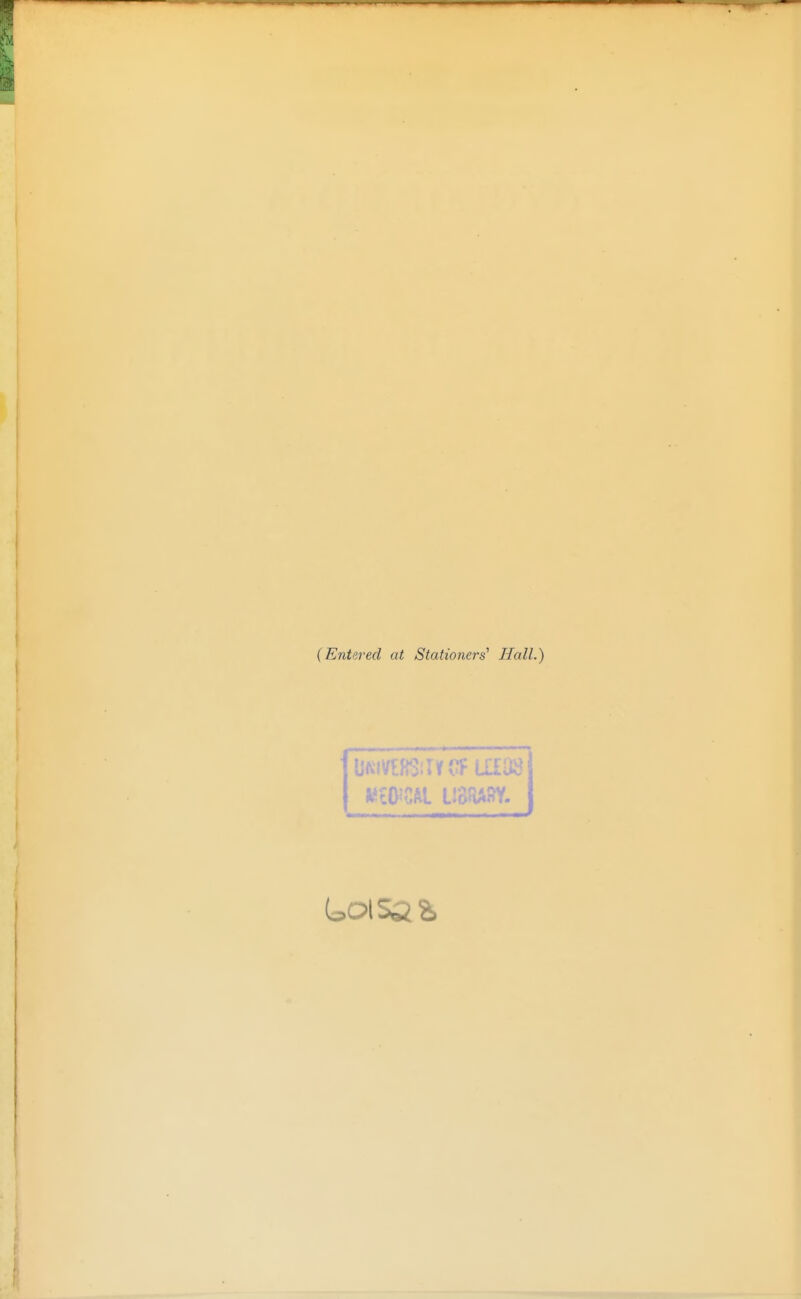 (Entered at Stationers1 Hall.) umZH U8RABY.