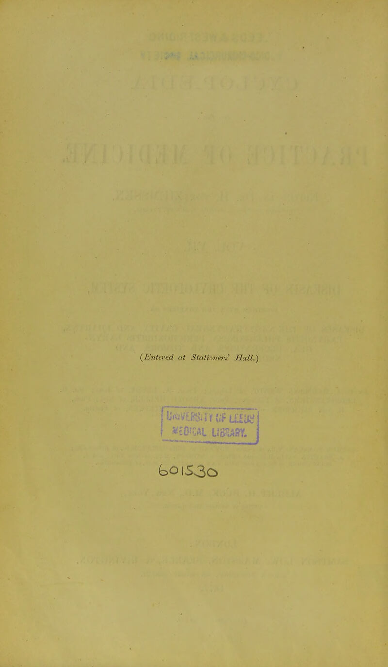 {Entered at Stationers' Hall.)