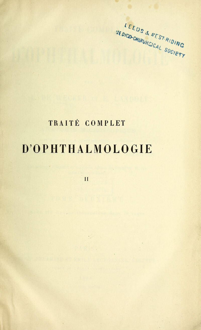 D'OPHTHALMOLOGIE II