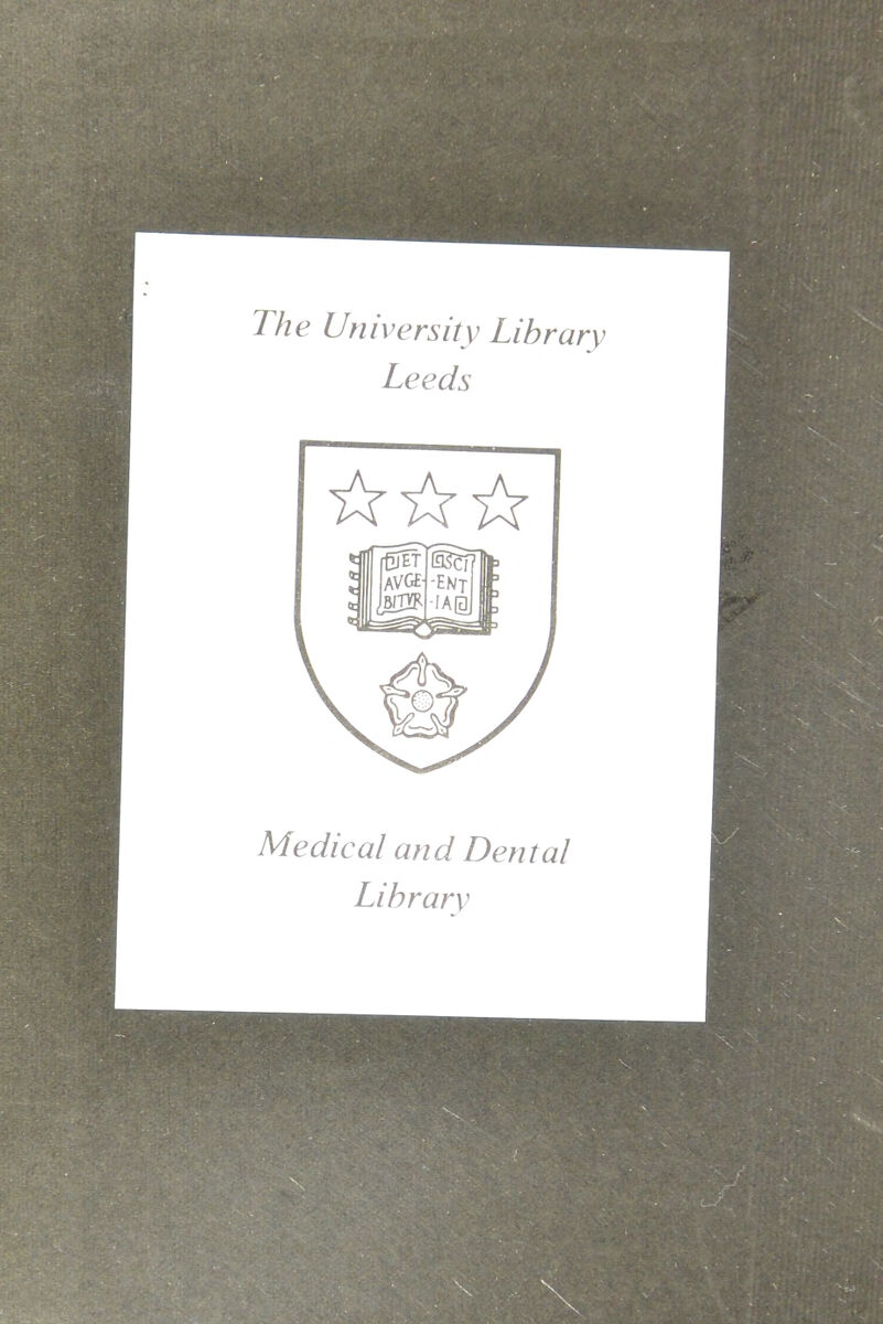 The University Library Leeds Medical and Dental Library